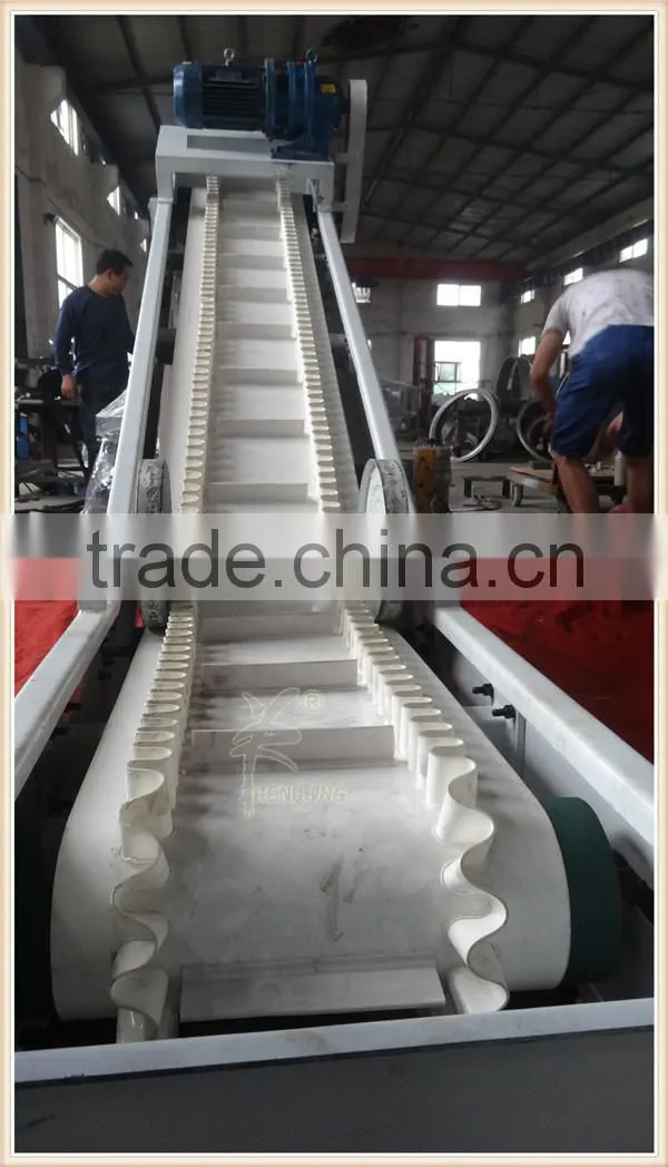 Zhenying high inclination angle belt conveyor for flour