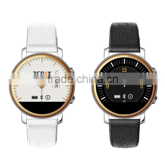 Bluetooth 4.0 IOS&Android Round Smart Watch S360 reloj inteligente with SOS / G-sensor