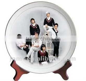10 Inches Dia.Ceramic white edge Sublimation plate