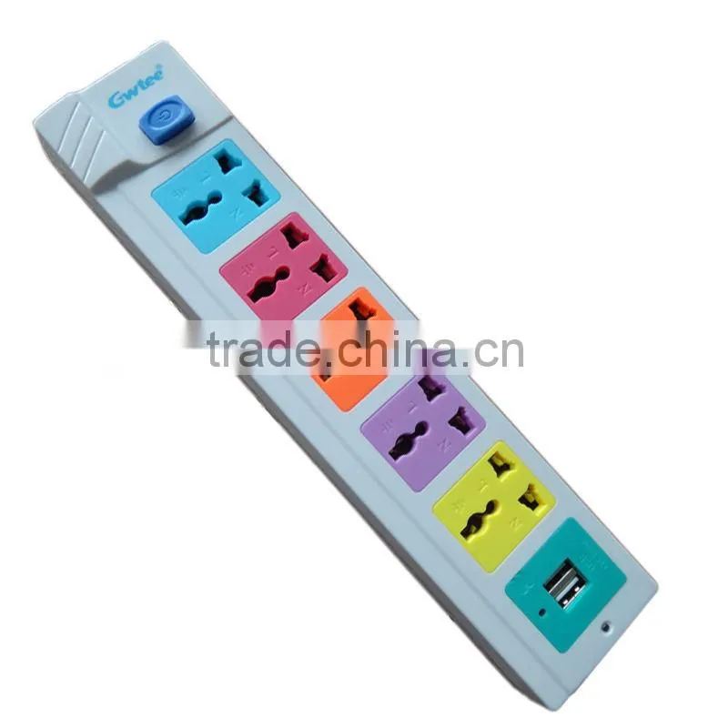 USB universal portable socket outlet