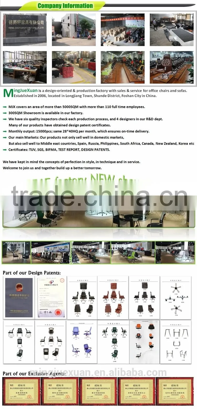 New style Crazy Selling visitor chairs with fixed arms