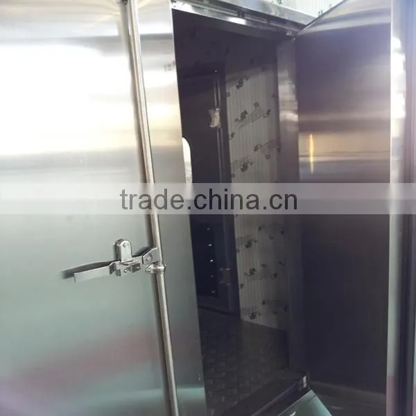 Cold storage door double leaf