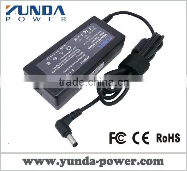 YUNDA 19V 3.42A 65W AC Adapter For HP Compaq 603284-001 Laptop PC Power Supply Charger/5.5mm*2.5mm