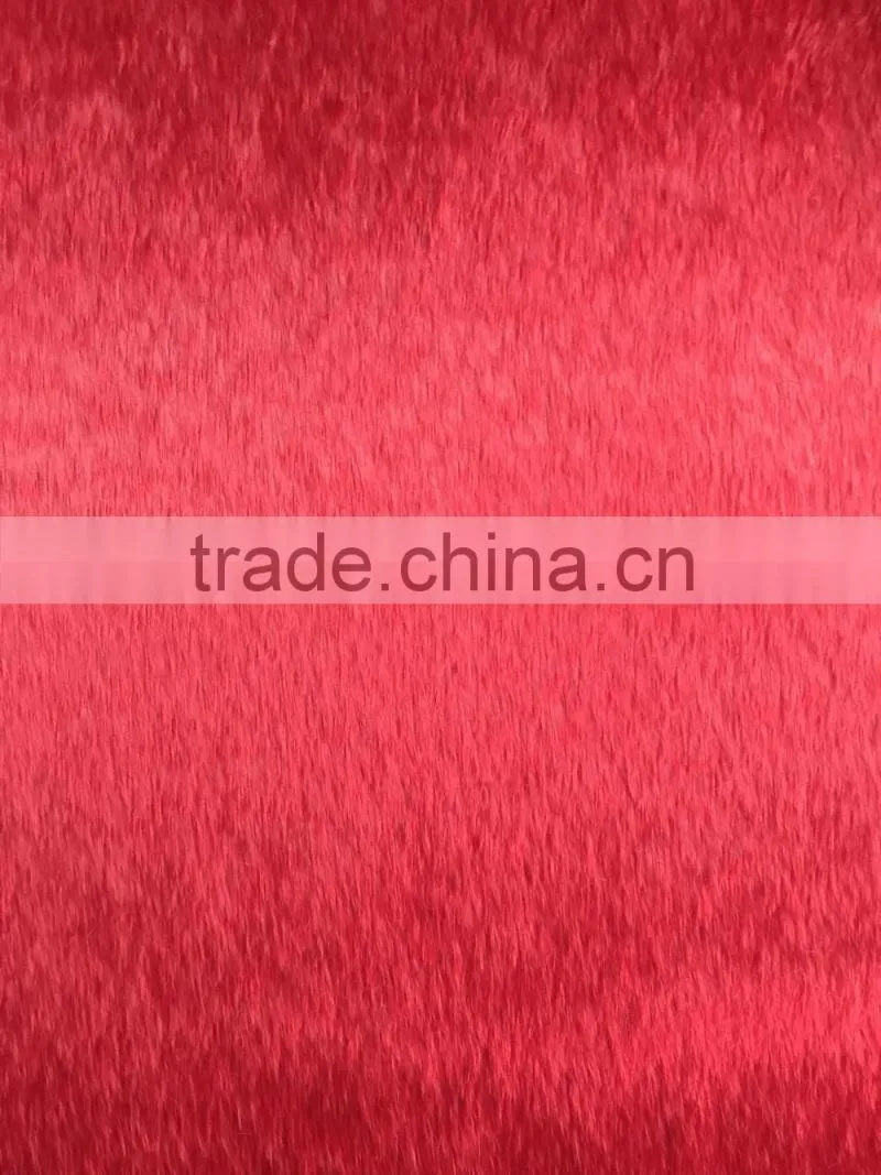 flock fabric imitation the horse fur use for shoes