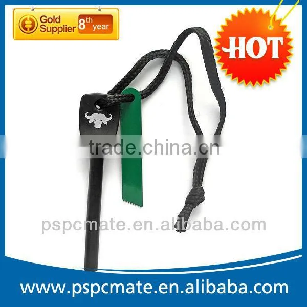 wood handle magnisum fire starter stick