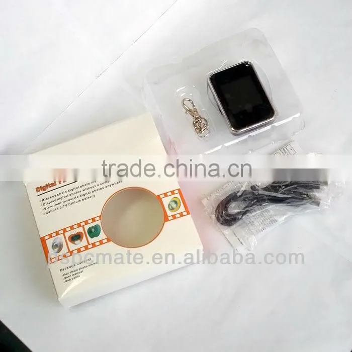 3d high quality 1.5 digital photo frame keychain,nice Gift