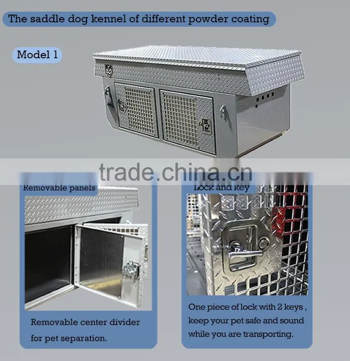 Outdoor Waterproof Aluminium metal dog kennel