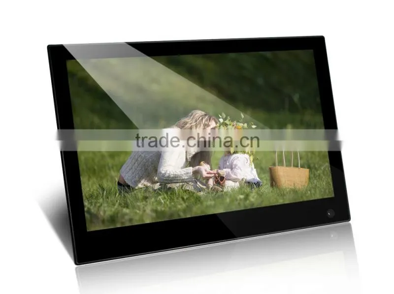 Hot! Factory Supply 14 Inch Digital Picture Frame with Motion Sensor Auto Play