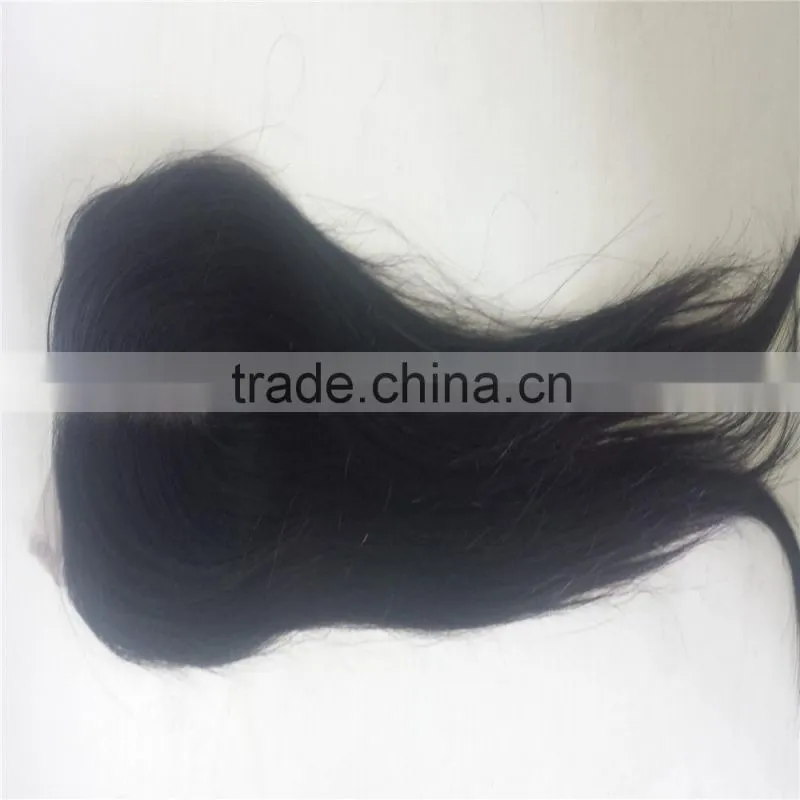 Alibaba express hair cheap body wave 100%peruvian virgin hair middle parting lace front closure