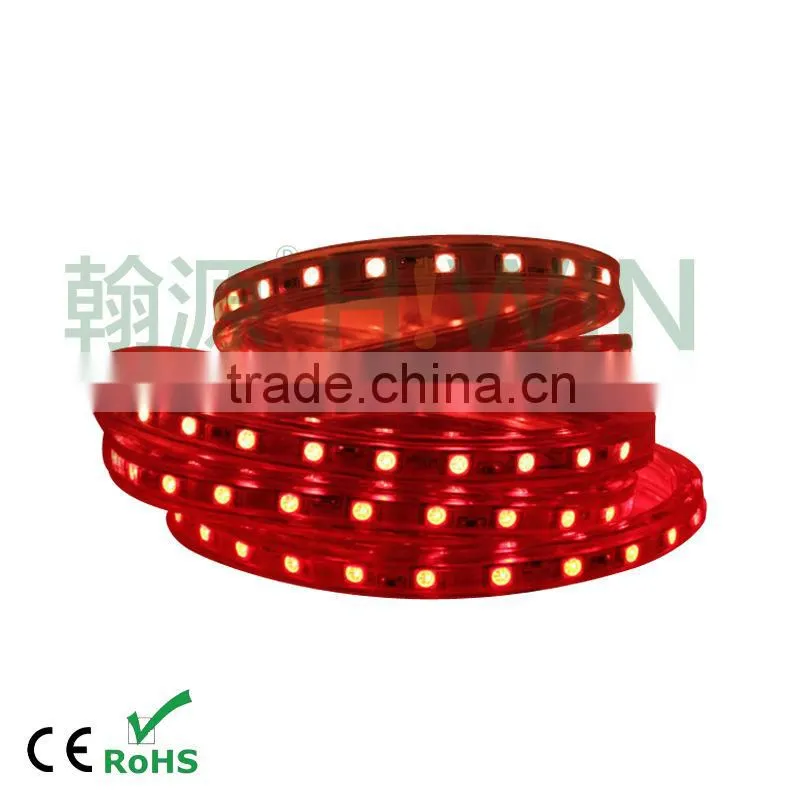 HUGEWIN 5050 60leds per meter RGB led strip 220v