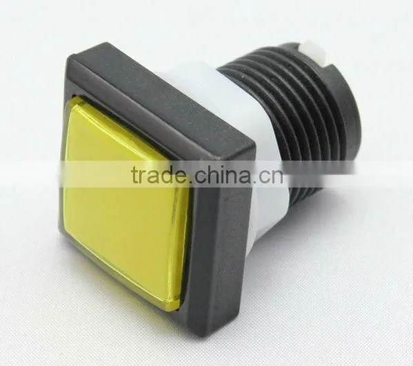 rectangle various colors electric pushbutton switch plastic push button switch with LED light