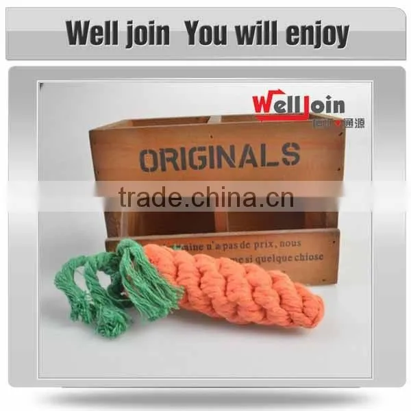 New Hot Fashion carrot shape cotton rope toys