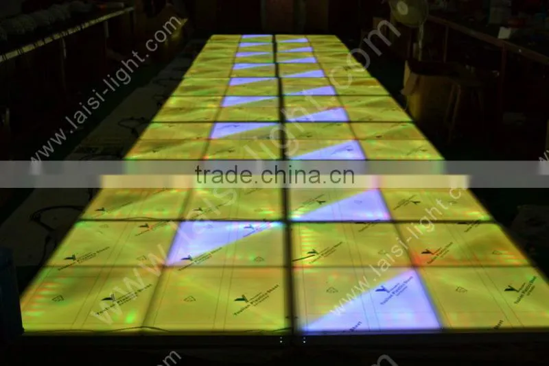 Stage floor Lighting 720pcs 10mm RGB led manufacture Dance Floor Square Light floor