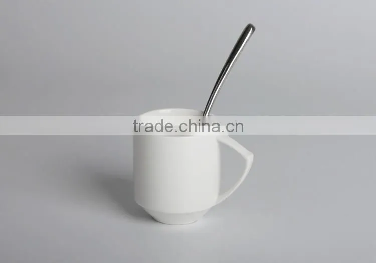 11oz white durable porcelain mug