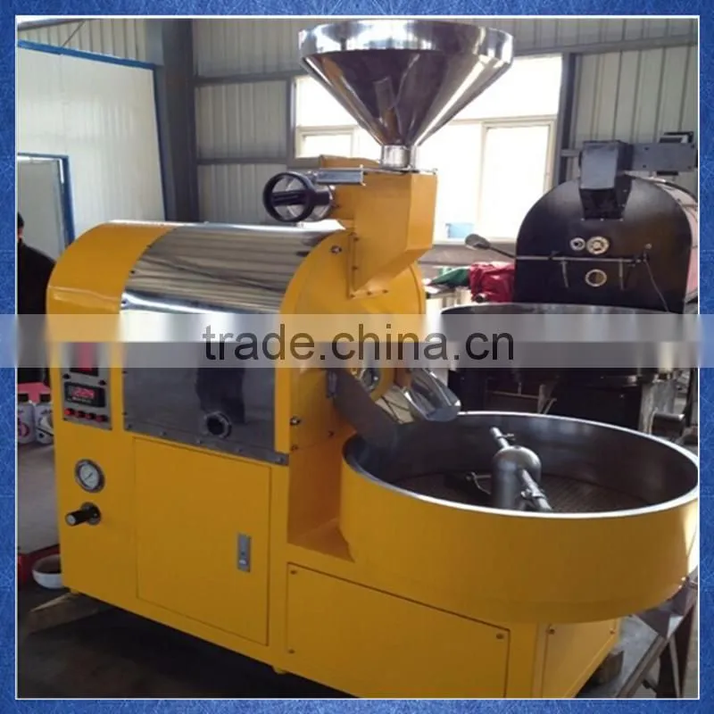 Gas roasted coffee beans machine,coffee roasting machine for sale