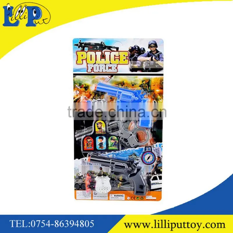Newest soft shooting bullet gun police set toy for kid