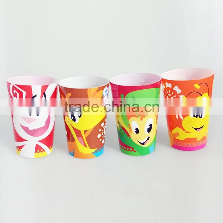 Hotel Clear Plastic Cup with Custom Logo,BPA free 400ML Clear Plastic Water Cup
