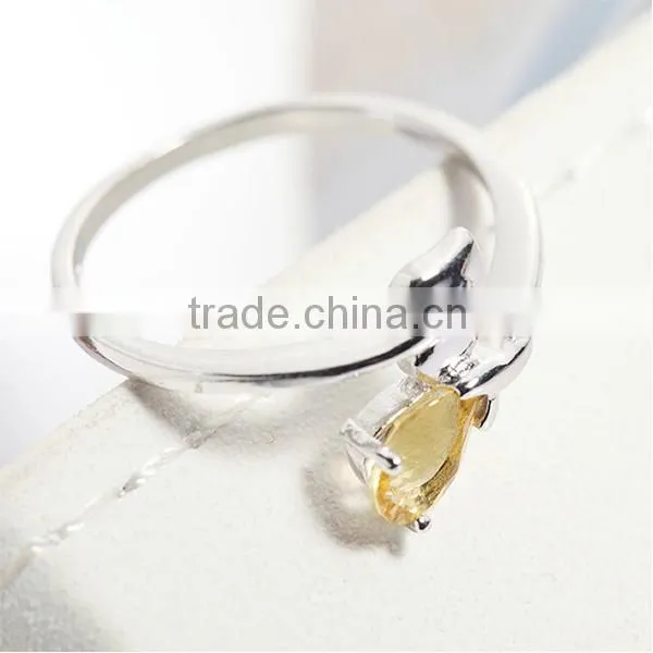 High Quality 925 Silver gold heart jewelry