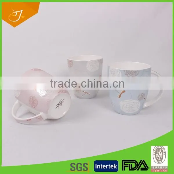 2015 hot design new bone china mug, custom porcelain coffee mug, coffee cup