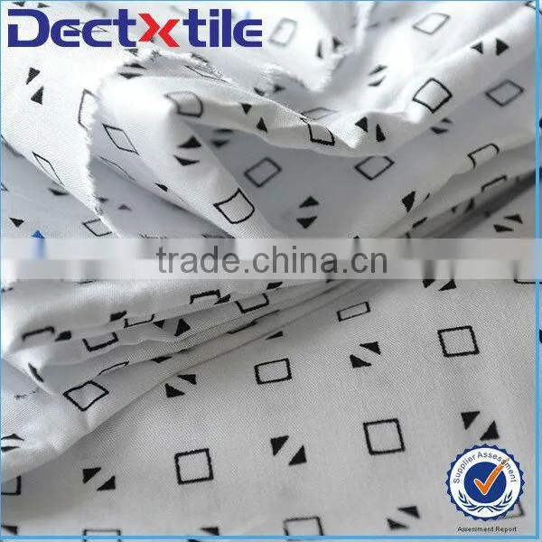 Cotton knitting fabric white cotton fabric patterning fabric made in China