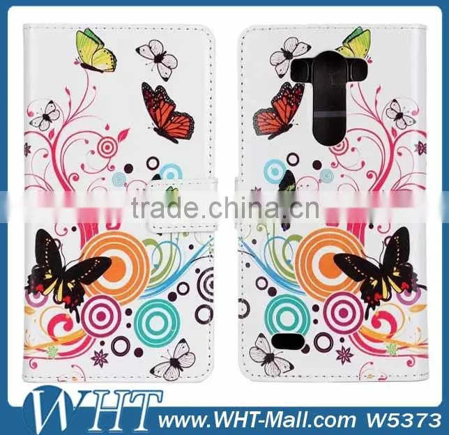 Print Design Leather Case Cover for LG G3, for LG G3 Phone Case Paypal Accepted