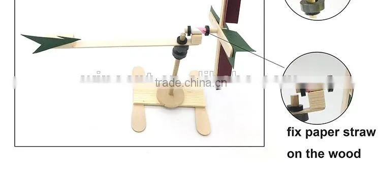 Maglev Anemometer Wooden kids Creative Toys