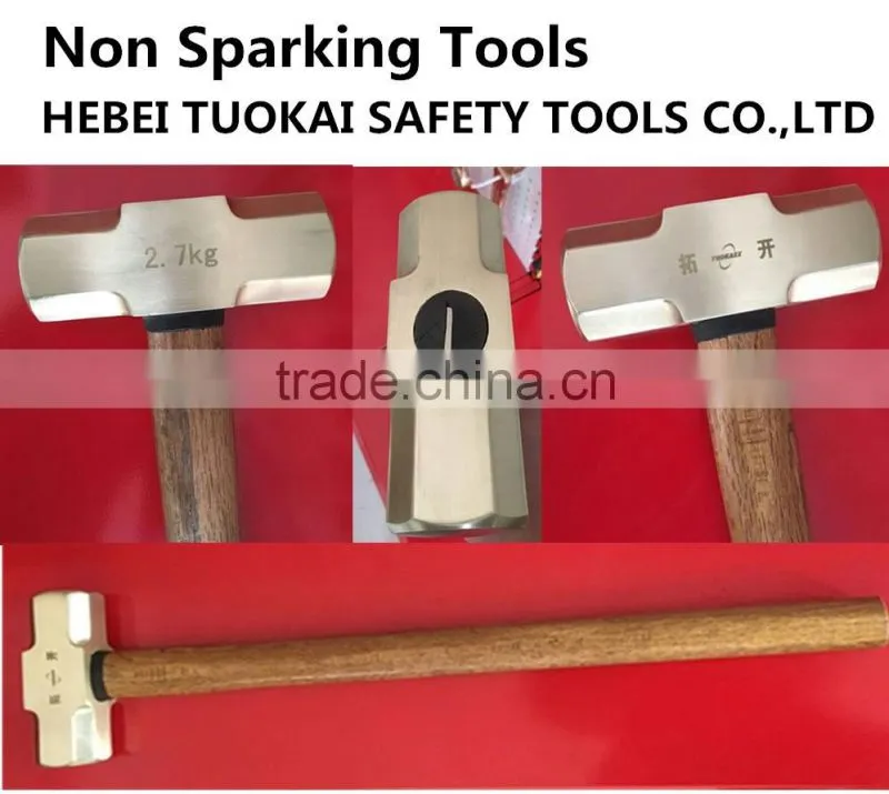 Sledge hammers brass safety hammers