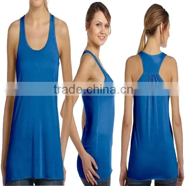 Hot girl sexy cotton custom wholesale tank top (YCT-C0152)