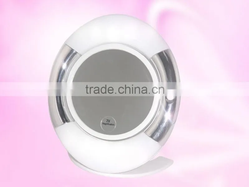 Oval Double Sided Lighted Vanity Makeup Mirror
