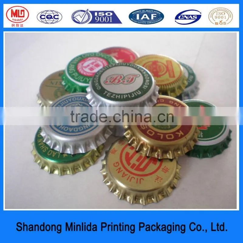 food grade bottle closure size standard with brand logo label