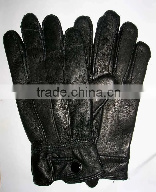 lady real genuine leather gloves