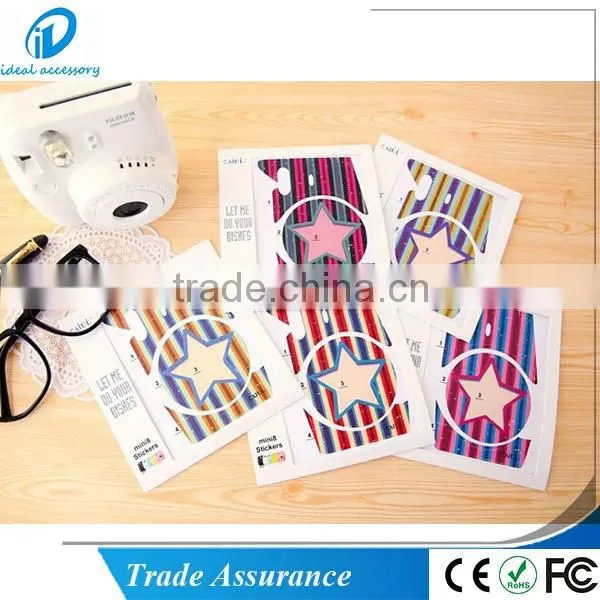 Colorful Star or Flower Creative Camera Decor Sticker for Fujifilm Instax Mini8 Polaroid Camera