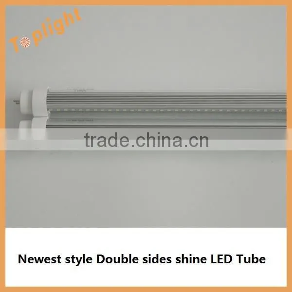 2015 Hot selling 3000K~7000K LED tubing 100~120lm/w isolated driver led tube 150cm warm white t10 led tube