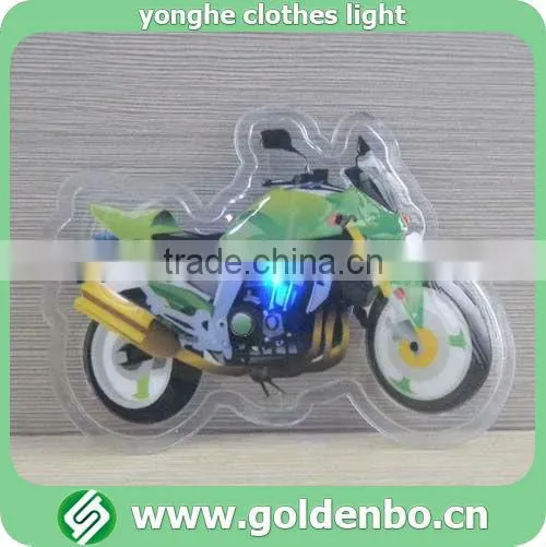 14 years flashing LED PVC patch clothing