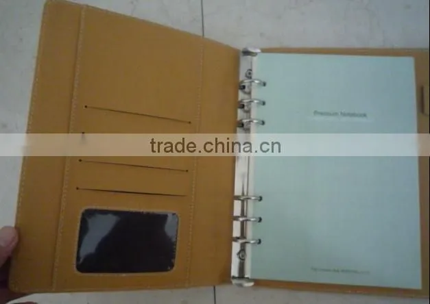 Two Colors Cover Loose-leaf Notebook