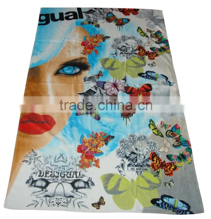 Customized microfiber promotional beach towel inflatable pillow