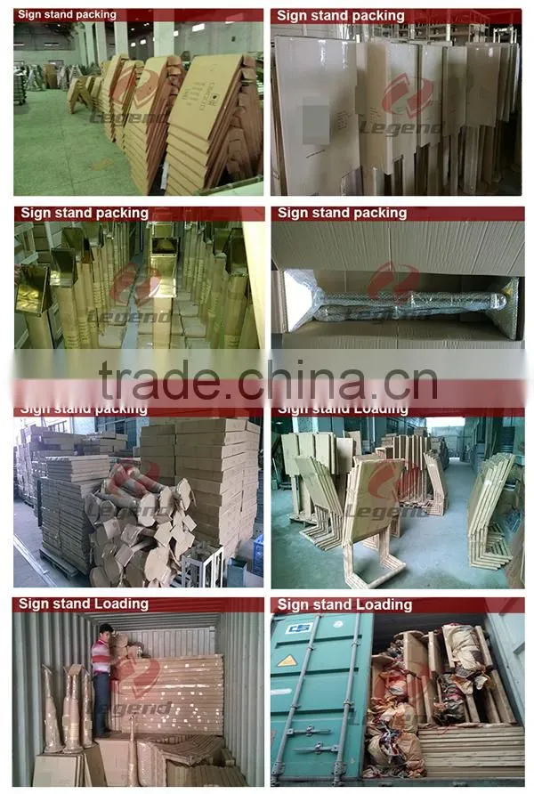 Top selling metal display racks stand Menu Display Stand