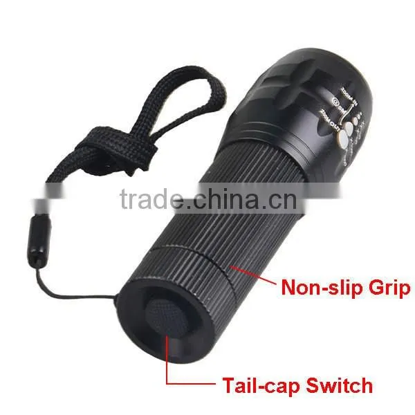 1000lm Aluminum Bike Front Light Zoomable Bike High Power Light