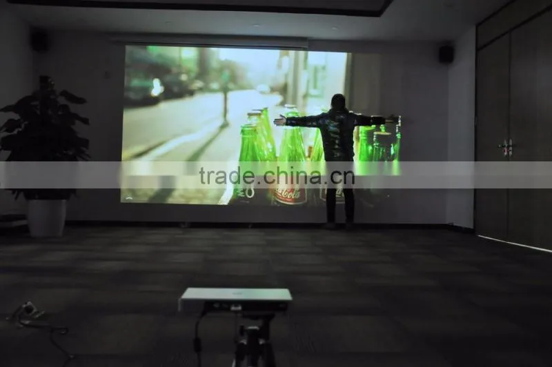 Shenzhen Factory Newest Android 4.4 High Definition1280x720P 250 Ansi Lumens 1080P Blue Ray 3D DLP Projector