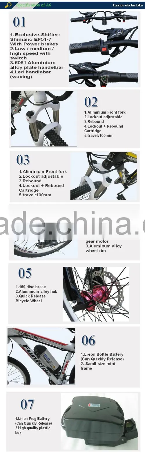 new model electric bicycle of two wheels made in China