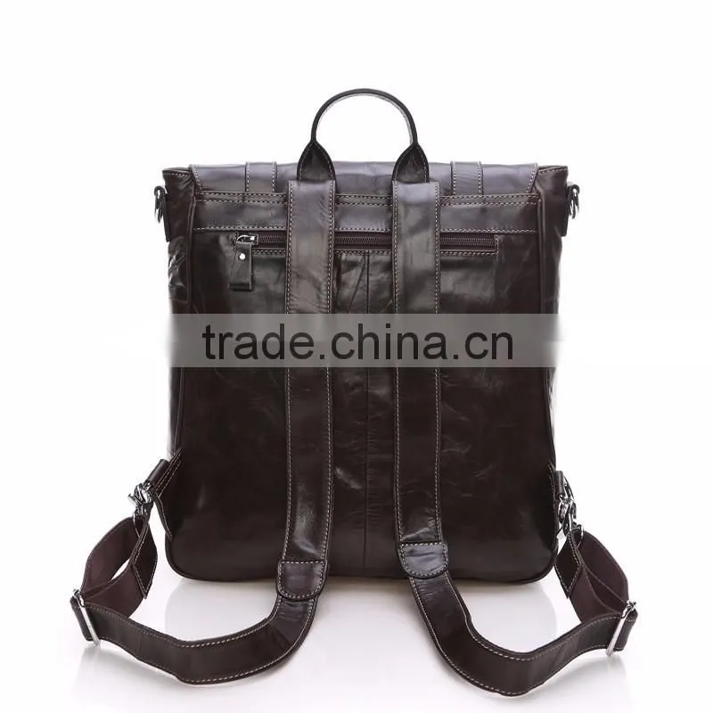 100% genuine cowhide leather men leather bag