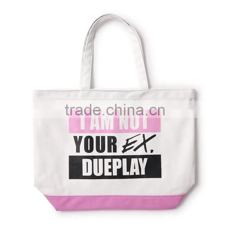 Eco recyclable shopping cotton tote bag