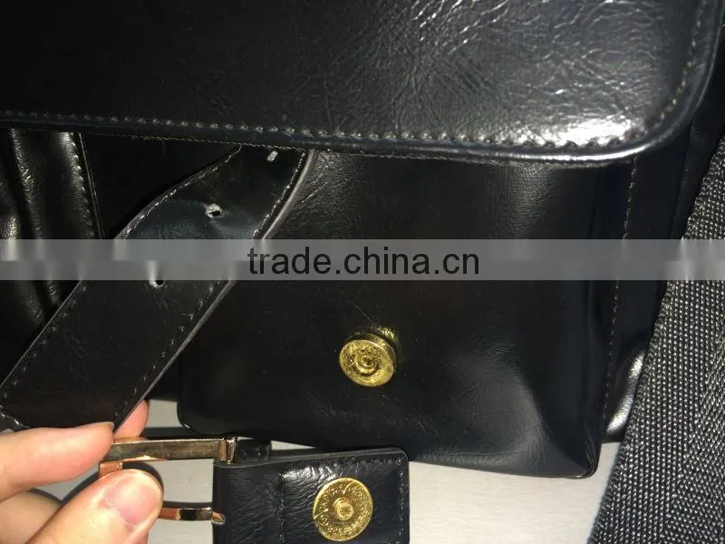 fashion custom leather briefcase,real leather bag for business man,men's genuine leather briefcase