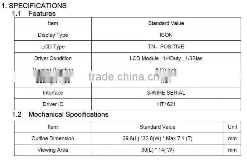 8832 COB lcd module display, grayTN tranismissive positive lcd screen