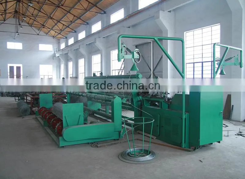 save energy/high quality FT-D2000 full automatic chain link fence machine/ diamond mesh making machine