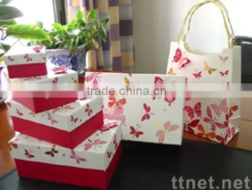 packaging box with soft touch paper