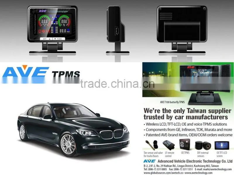 Quality Product Car Accessary AVE T100-SERIES Tire Pressure Mnitoring System TPMS for BMW F06