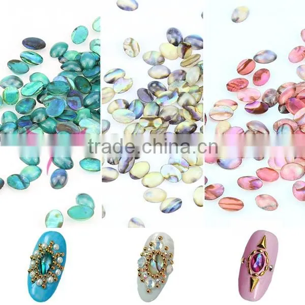 New arrival Natural shell texture stone for nail art decoration,3D shell stone