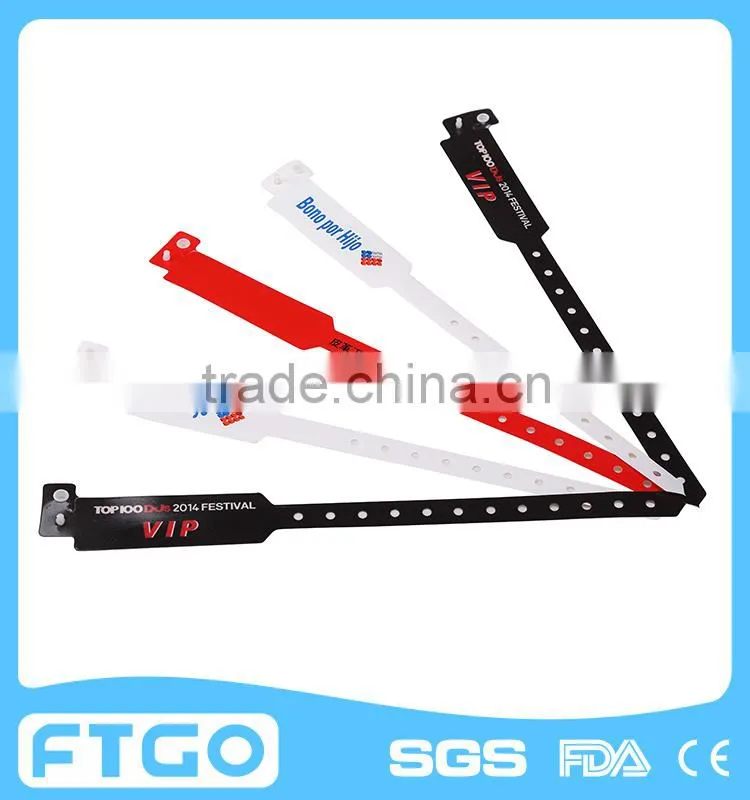 festival PVC wristband/pvc bracelet/ pvc armband for event