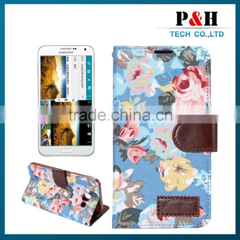 leather phone case,leather flip case for samsung galaxy e7